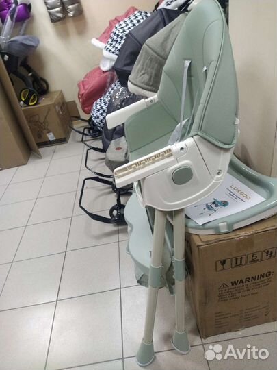 Новый стульчик для кормления Luxmom Q2(мятный)
