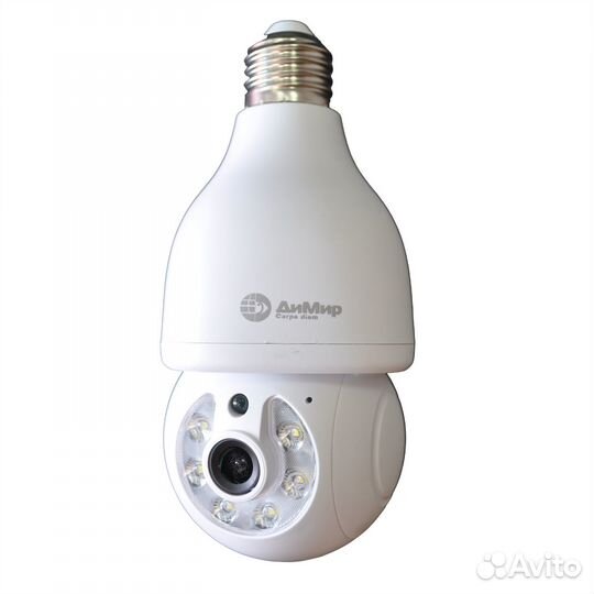 IP камера видеонаблюдения 3Мп, Wi-Fi, PTZ, Е27