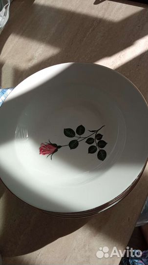 6 суповых тарелок ГДР