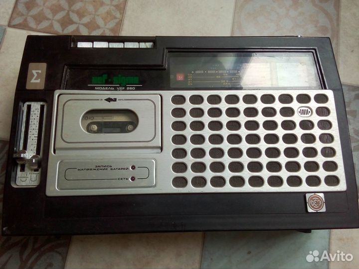 Магнитофон вэф sigma 260