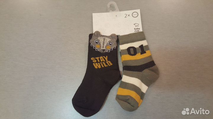 Яркие наборы носочков Германия 3-24 мес