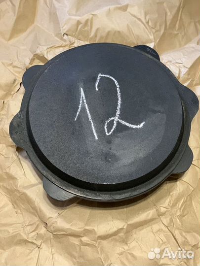 Казан с чугунной крышкой 12 литров