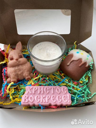 Мыло и свеча ручной работы