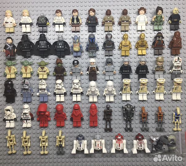 Lego star wars минифигурки