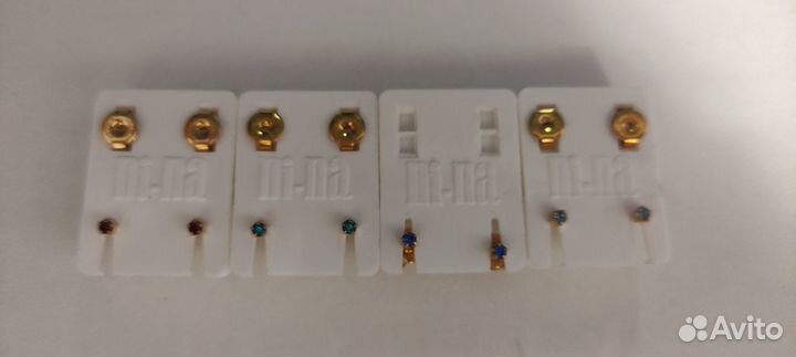 Серьги-гвоздики для прокола ушей