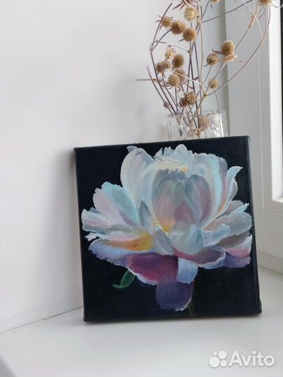 Картина маслом на холсте цветы