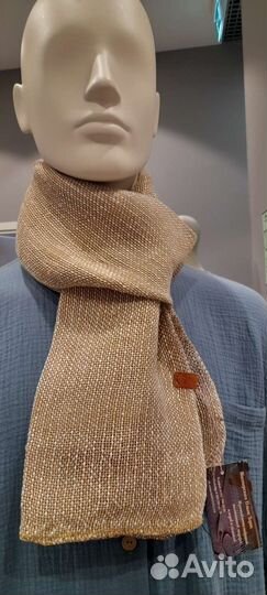 Мужской шарф из льна