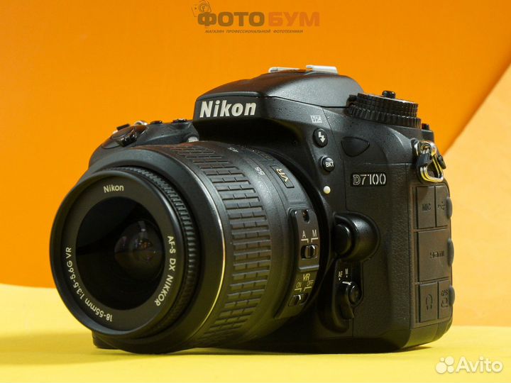 Nikon D7100 body + Nikon AF-S 18-55mm f3.5-5.6G VR