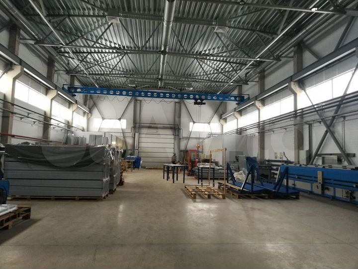 Производство/склад 2370 м², 800 кВт, краны 5 т