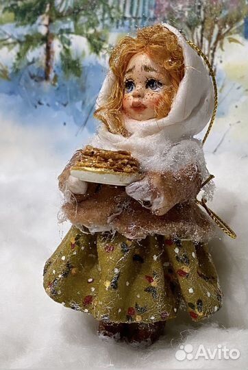 Ватная ретро игрушка