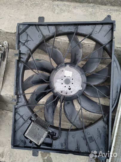 Вентилятор охлаждения мерседес w220 om628 4,0d