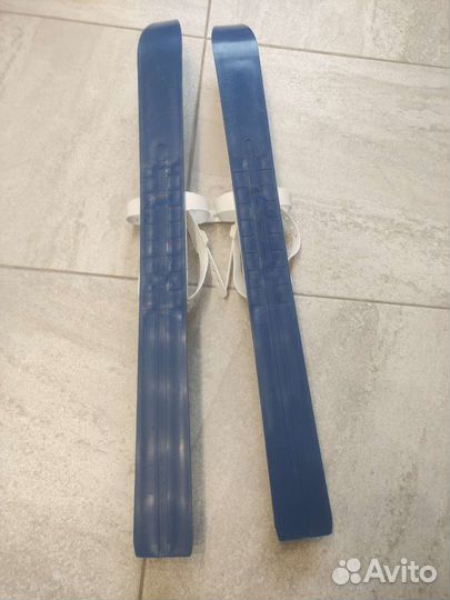 Лыжи детские с палками