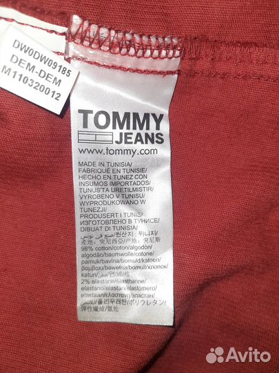 Платье вельветовое Tommy jeans