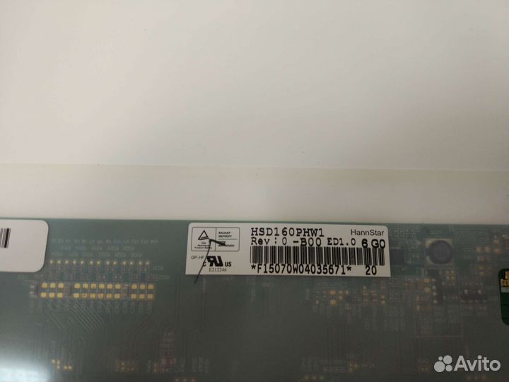 Матрица для ноутбука HSD160PHW1 16