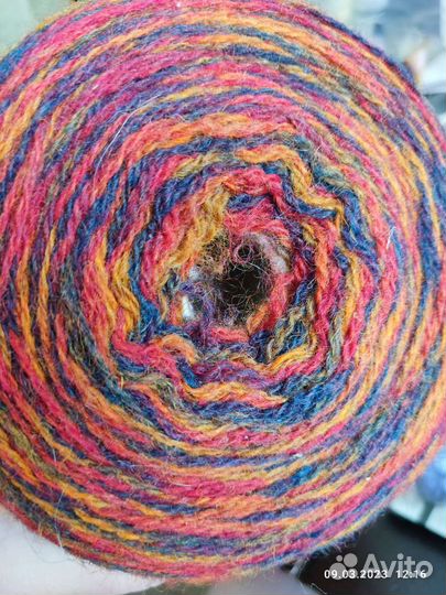 Литовская секционная пряжа шерсть