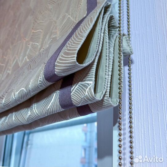 Римские шторы с установкой 