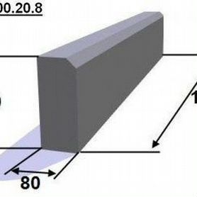 Бордюр 1000х200х80