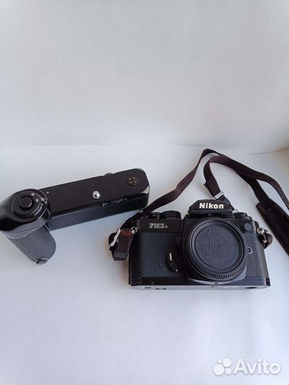 Nikon FM3a black body+ ручкa Nikon MD-12