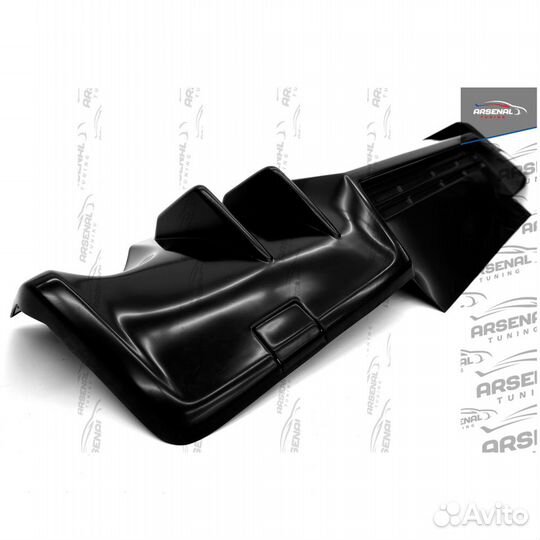 Диффузор в стиле EVO на задний бампер Lancer X