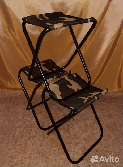 Стул складной туристический без спинки