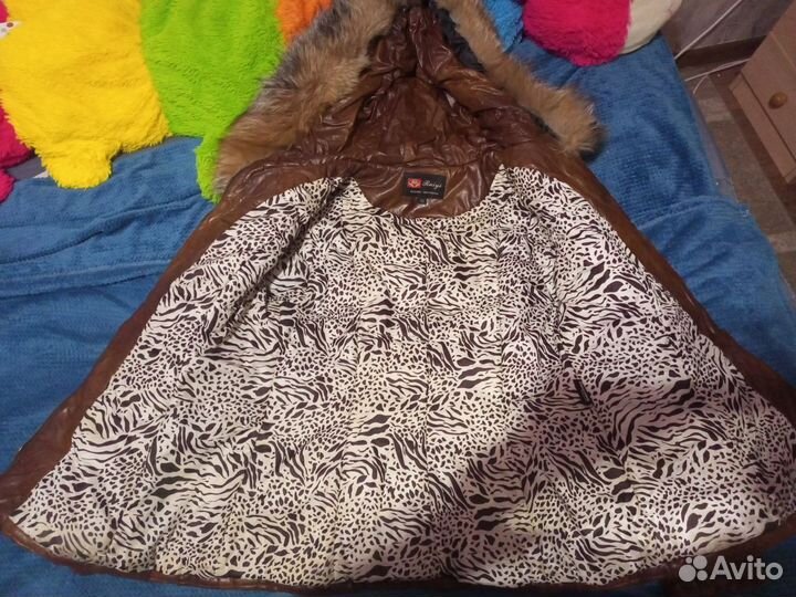 Куртка кожаная женская 48 50 с капюшоном