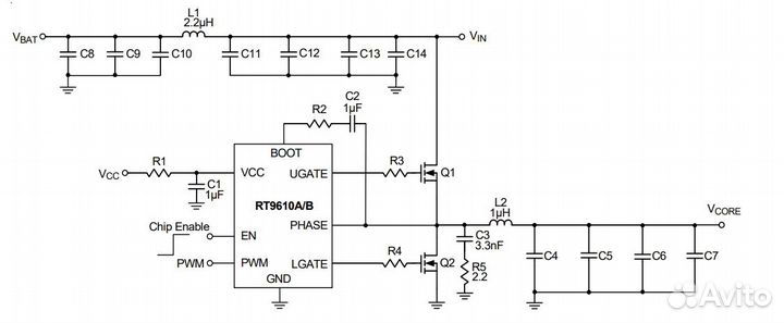 Микросхема RT9610azqw