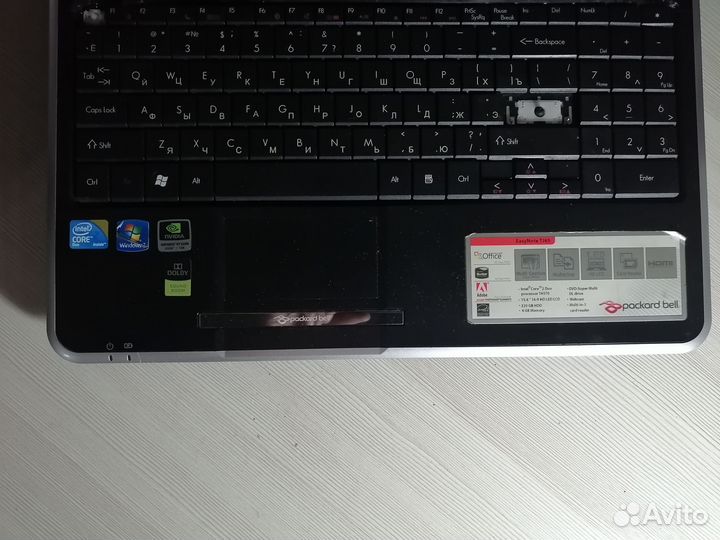 Packard bell tj65 на запчасти