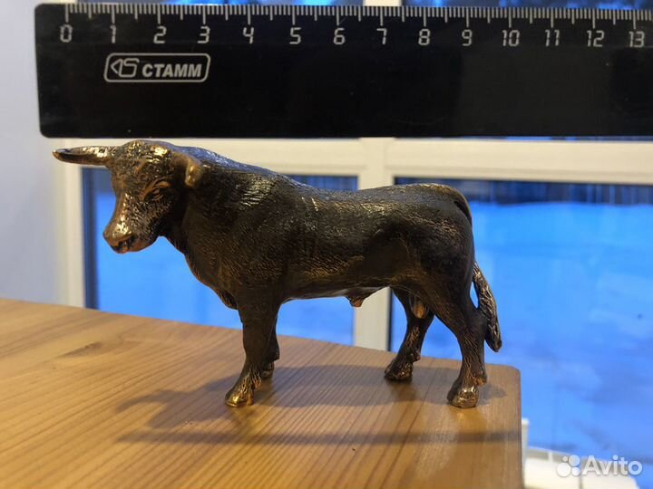 Фигурка статуэтка Бык. Телец Бронза