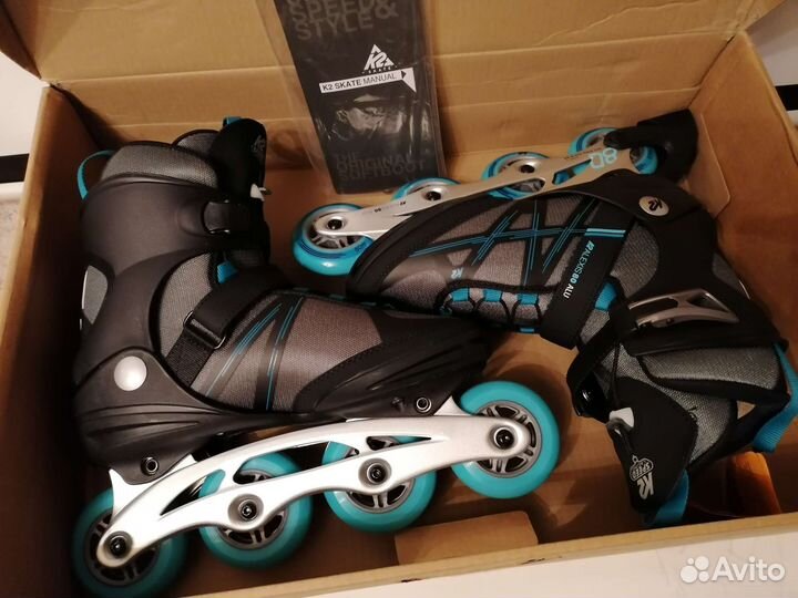 Роликовые коньки K2 alexis 80 ALU, размер 41,5