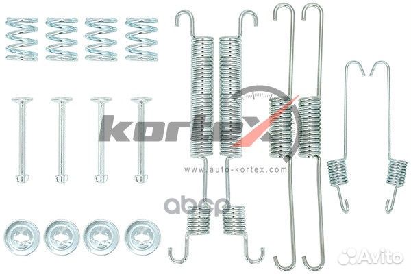 Ремкомплект барабанных колодок KBD005 kortex