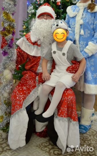 Новогодний костюм зайчика