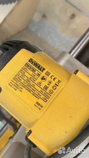 Торцовочная пила Dewalt dws 780