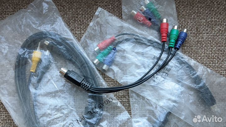 Кабель VGA, Переходники S video, molex, SATA, rsa
