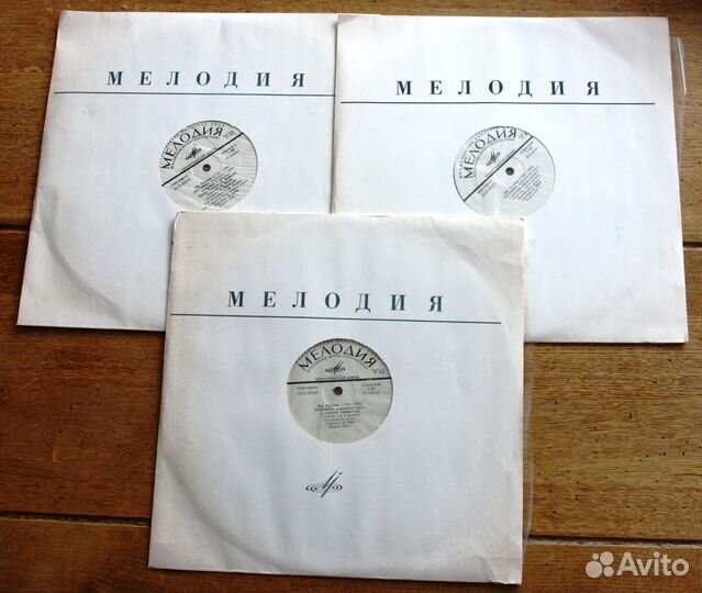 LP Оперы Дж. Россини на грампластинках