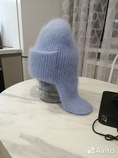 Шапка зимняя из ангоры новая