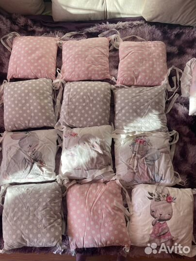 Бортики в кроватку