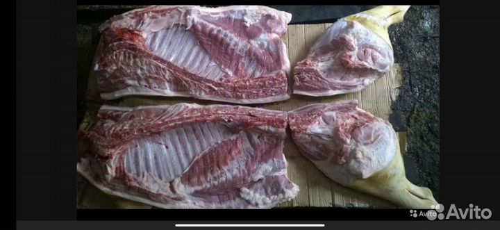 Домашнее мясо свинина