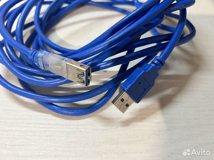 Удлинительный кабель vcom USB3.0 Am-Af 5м