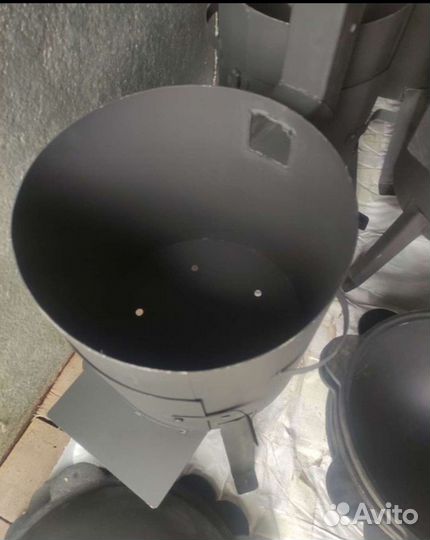 Казан чугунный, тренога, печь узбекские новые