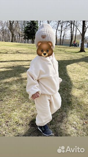 Плюшевый теплый костюмчик для деток