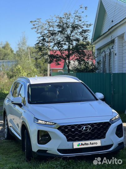 Hyundai Santa Fe 2.0 AT, 2020, 77 000 км