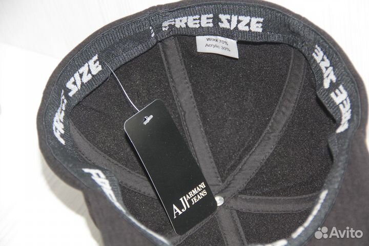 Бейсболка утепленная, на резинке armani, Polo