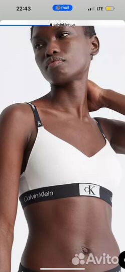 Calvin klein бюстгалтер
