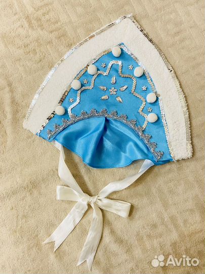 Кокошник снегурочки универсальный