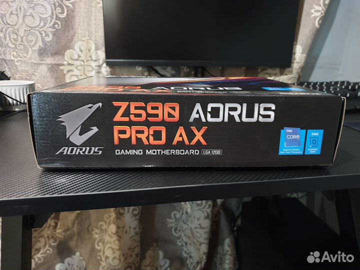 Материнская плата gigabyte Z590 aorus PRO AX Новое