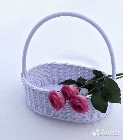 Корзина плетеная лукошко