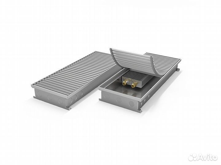 Конвектор внутрипольный minib RT с вентилятором KT