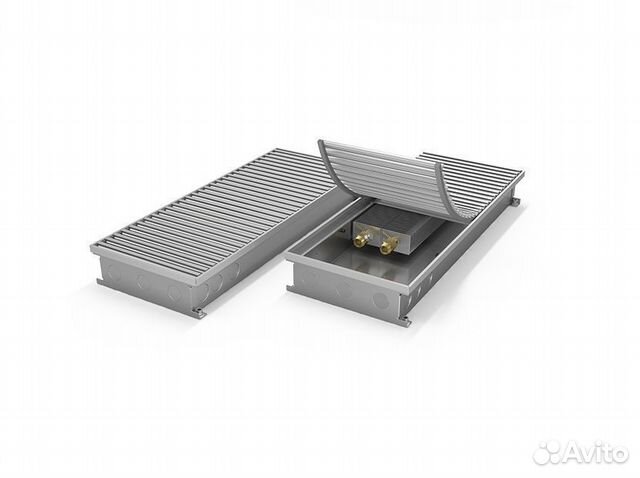 Конвектор внутрипольный minib RT с вентилятором KT