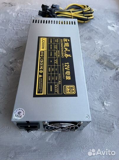 Блок питания для Асика LX2000W s9,avalon,L3