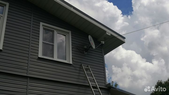 Установка спутниковых антенн